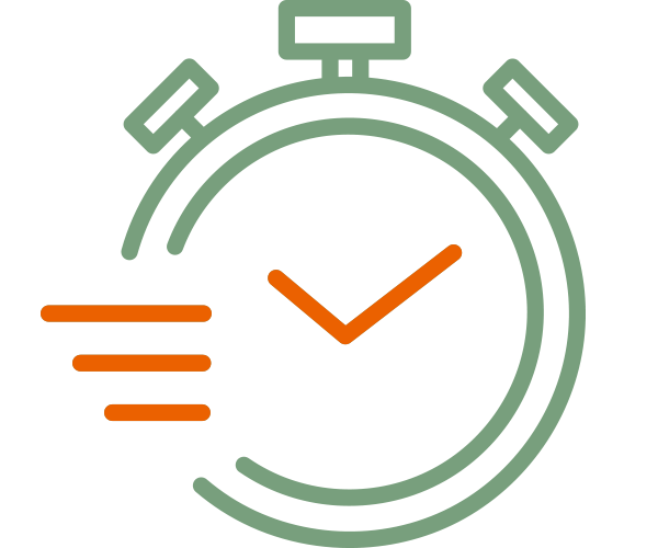 スピーディ時間短縮!